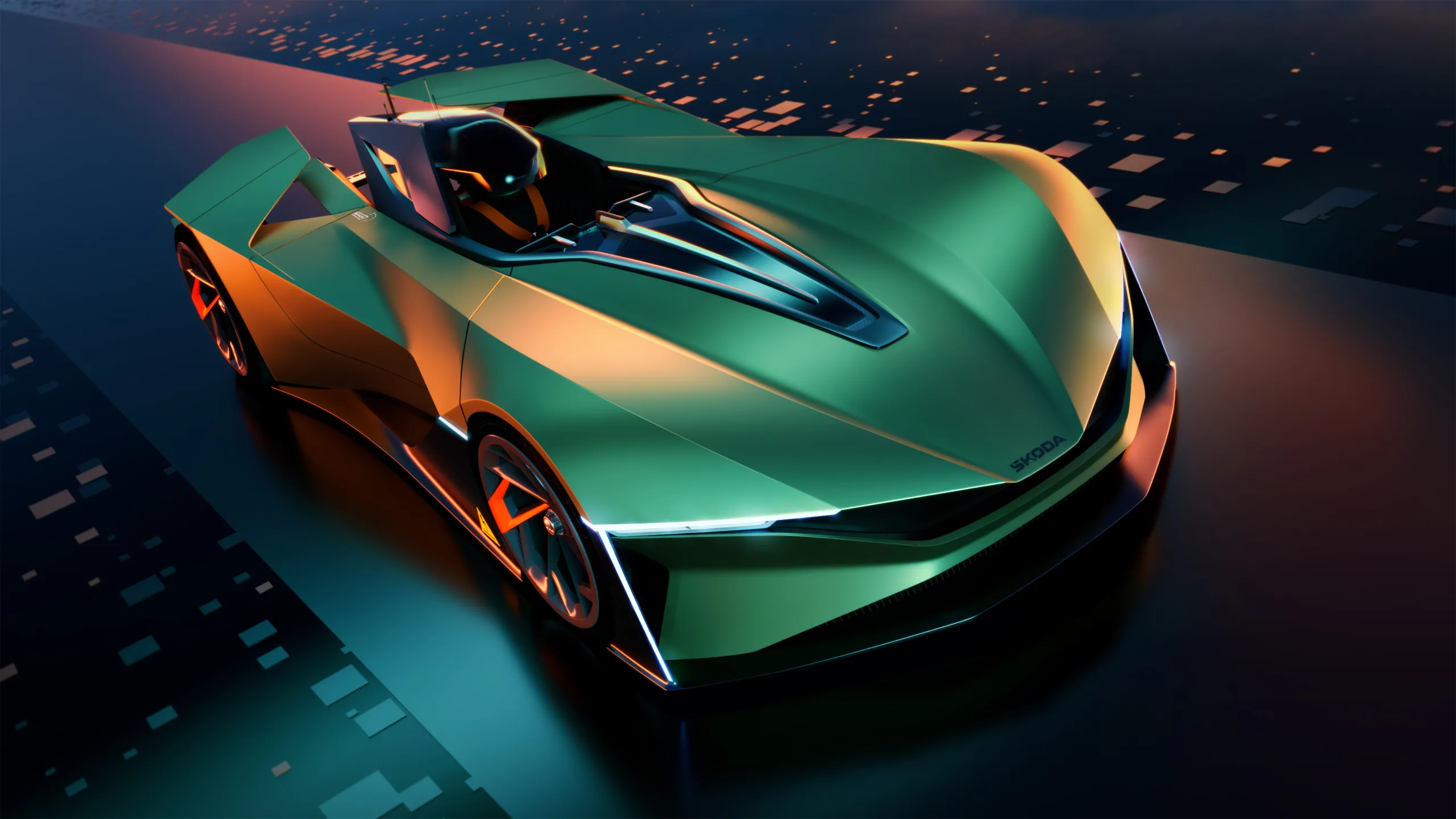 斯柯达进入 Gran Turismo 游戏。全新斯柯达Vision Gran Turismo设计理念出现在电脑游戏中
